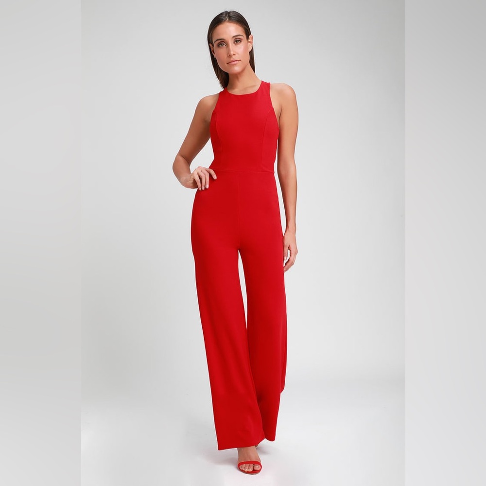 Lulus Red Jumpsuit